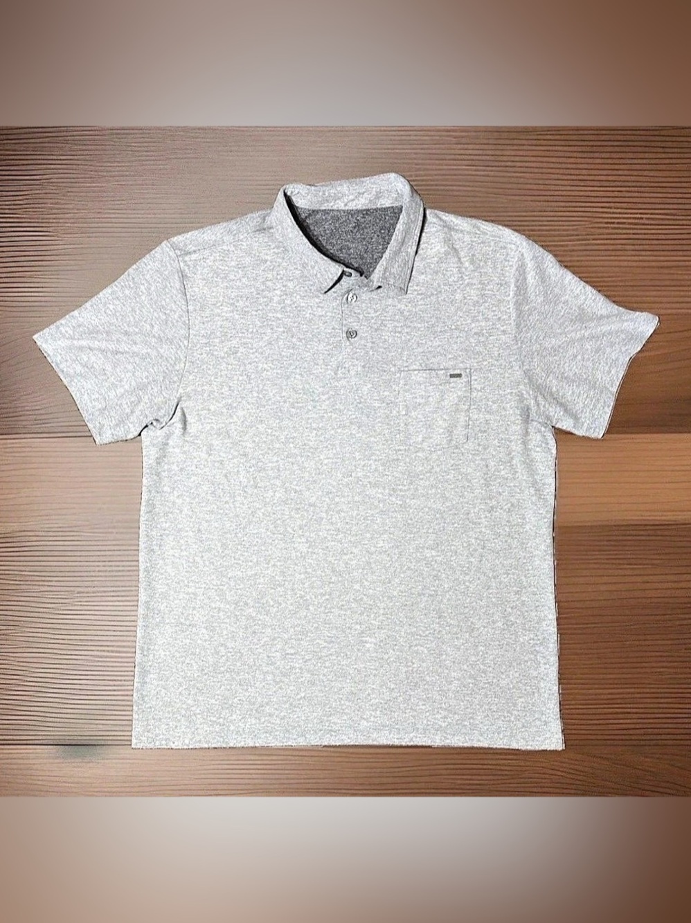 Vuori Ace Tech Polo Men's Polo Gray XL